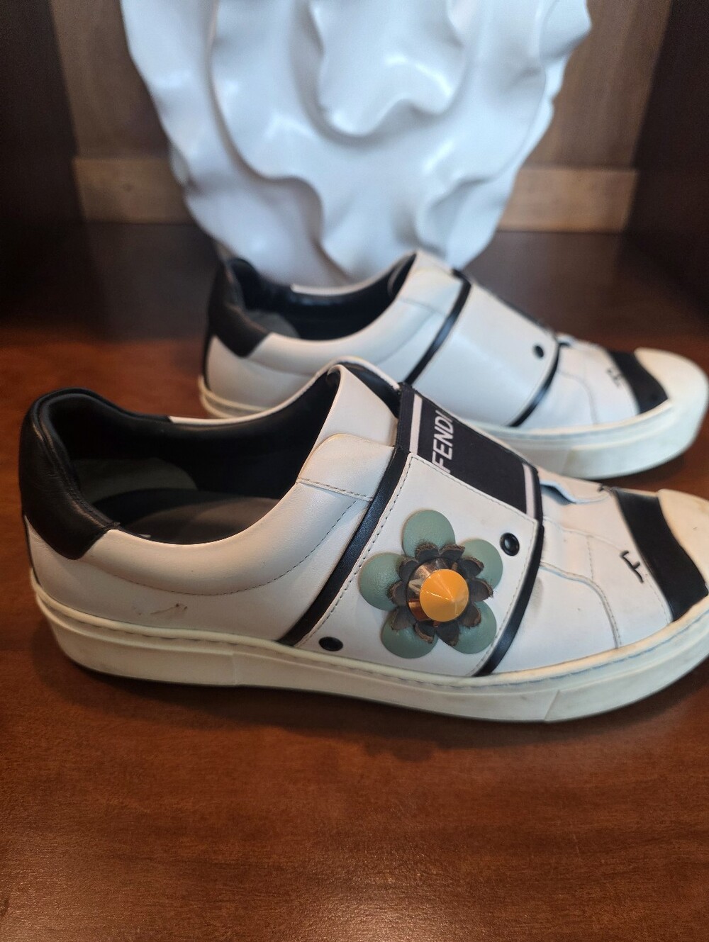 Authentic Fendi Flowerland Slip-on Sneakers, EU 37/US 7 - Picture 2 of 8
